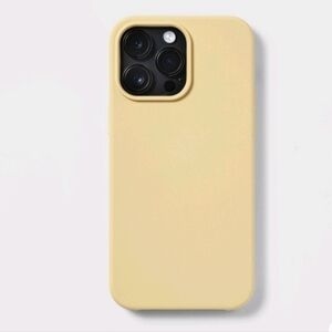 Apple iPhone 14 Pro Max Silicone Phone Case | Heyday- Mist Yellow